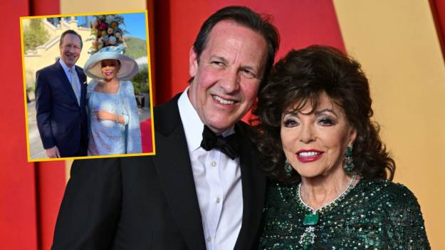 92-letnia Joan Collins promienieje u boku..